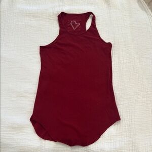 Frank & Eileen Deep Red Racerback Tank Top